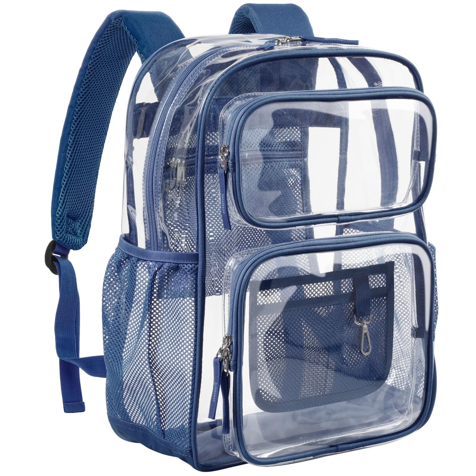 Foto 2 pulgar | Mochila Transparente Packism De 17 Pulgadas, Grande, Para La Escuela, Azul Marino - Venta Internacional.