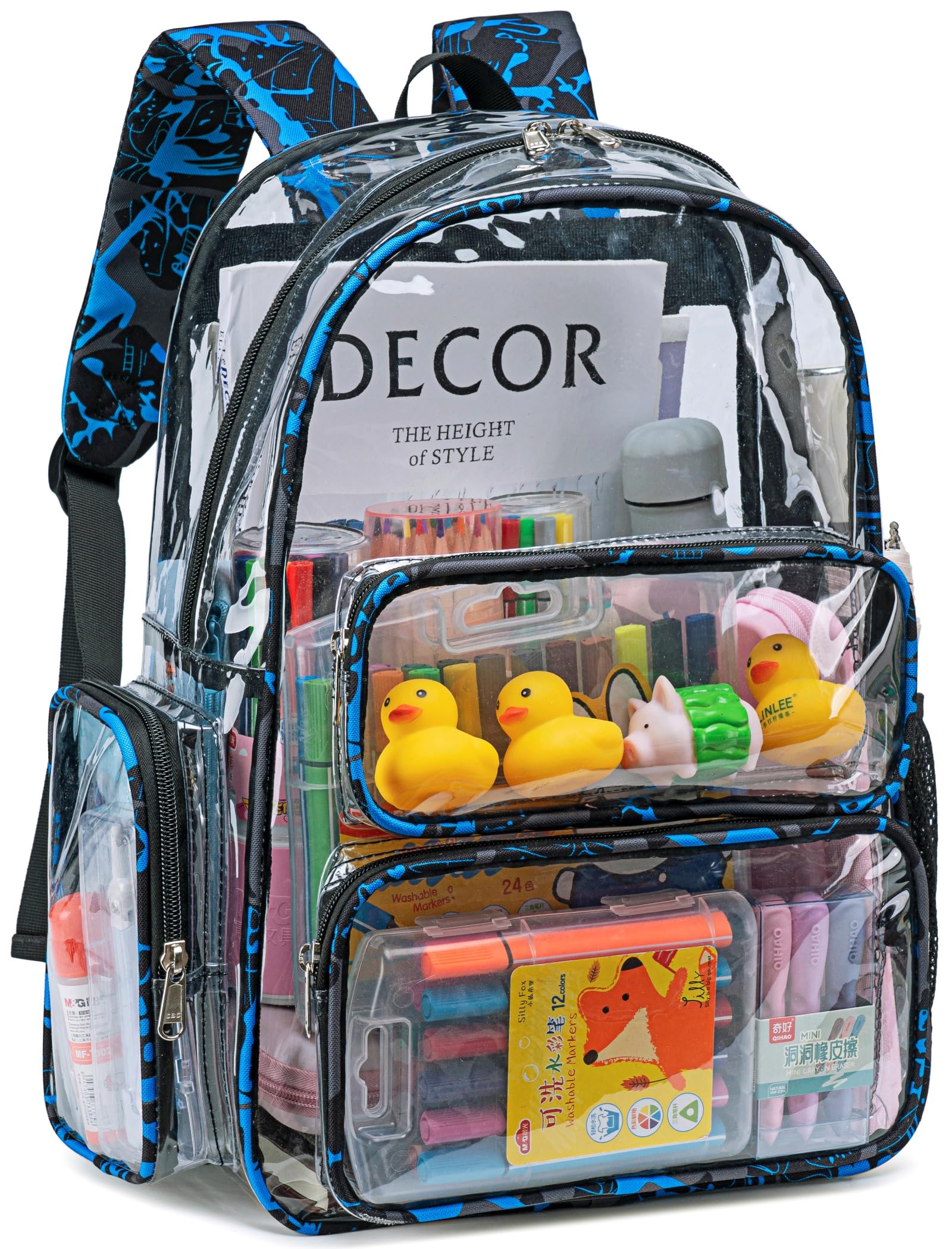 Foto 1 | Mochila Transparente Camtop Heavy Duty Para La Escuela - Venta Internacional.