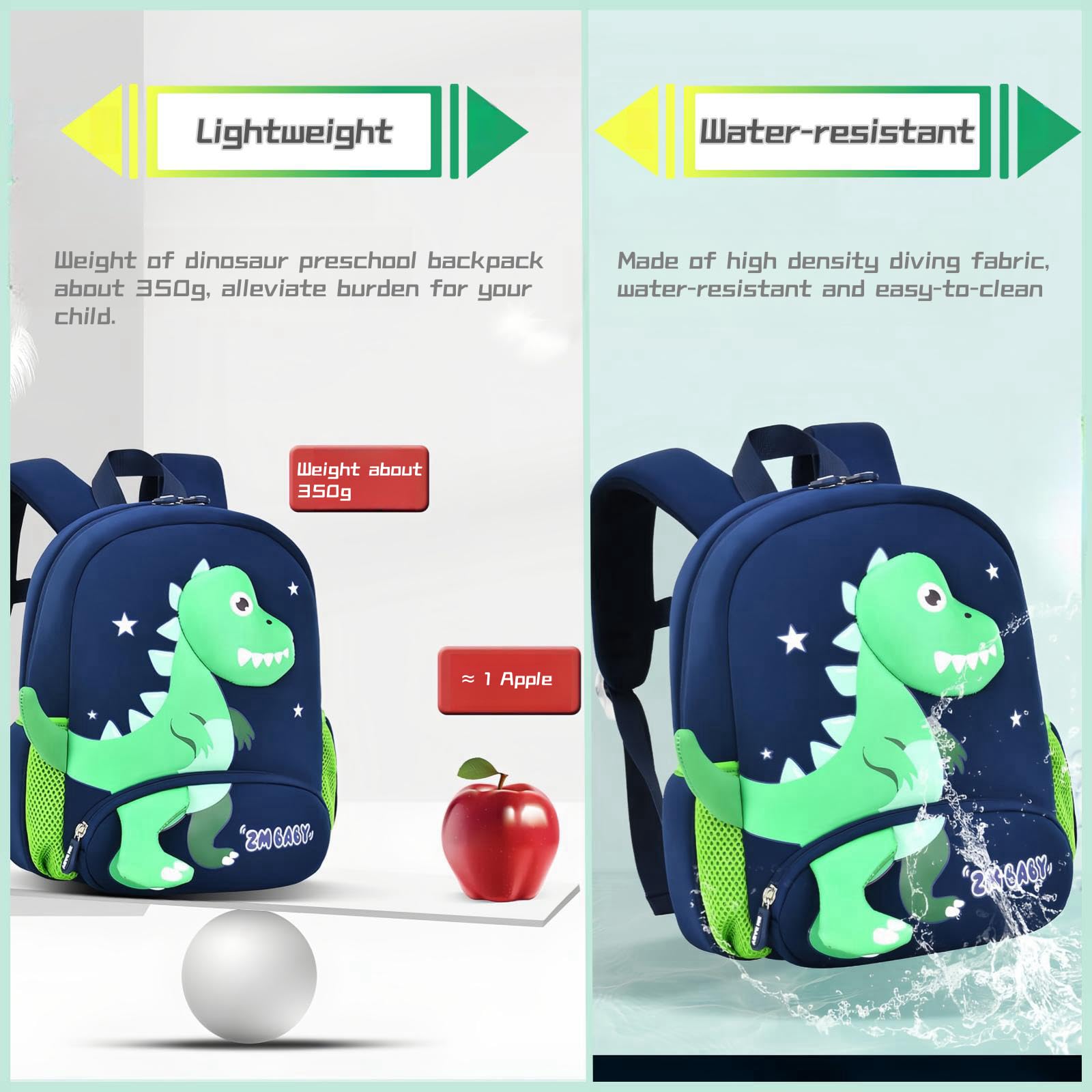 Foto 5 pulgar | Mochila Bansusu Dinosaur Anti-lost Para Niños De Jardín De Infantes - Venta Internacional.