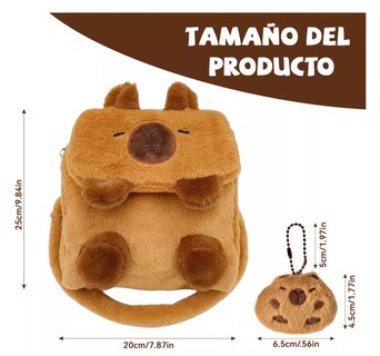 Foto 2 | Mochila Capibara de Felpa Xtellar para Niños