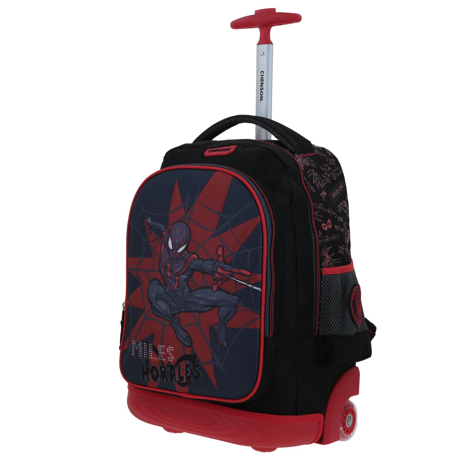 Foto 3 pulgar | Mochila Grande Con Ruedas Y Luces Led Chenson Miles Morales Marvel Dotte Mm70288-3