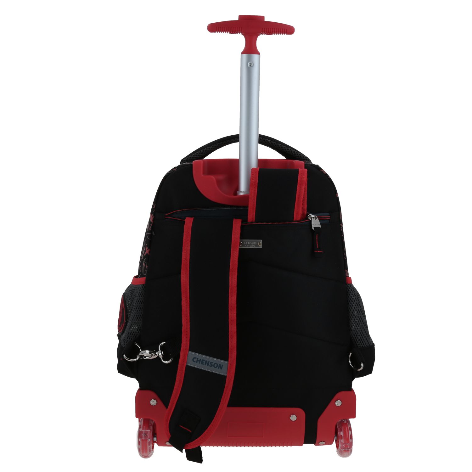 Foto 5 pulgar | Mochila Grande Con Ruedas Y Luces Led Chenson Miles Morales Marvel Dotte Mm70288-3