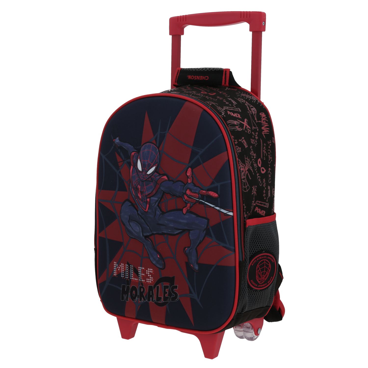 Foto 3 pulgar | Mochila Chica Kinder Con Ruedas Chenson Miles Morales Marvel Dotte Mm70289-3