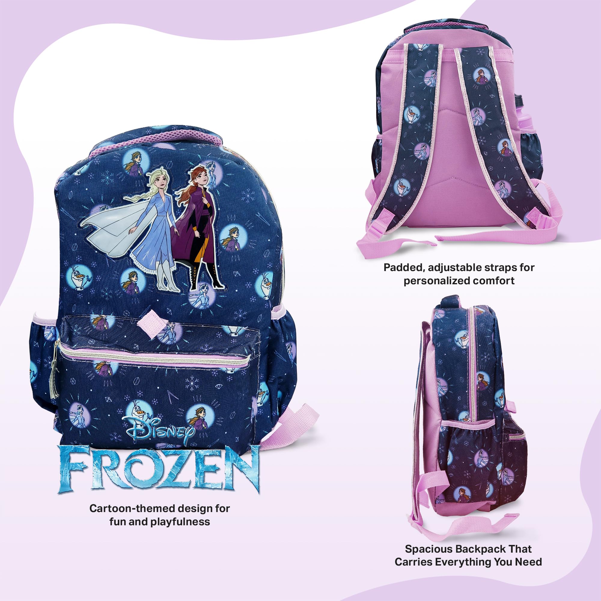 Foto 3 pulgar | Mochila Fast Forward Disney Frozen 16 Pulgadas para Niñas - Venta Internacional