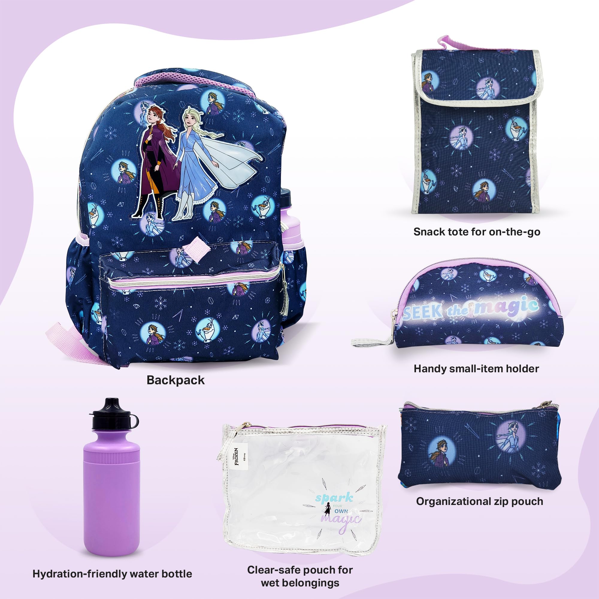 Foto 5 pulgar | Mochila Fast Forward Disney Frozen 16 Pulgadas para Niñas - Venta Internacional