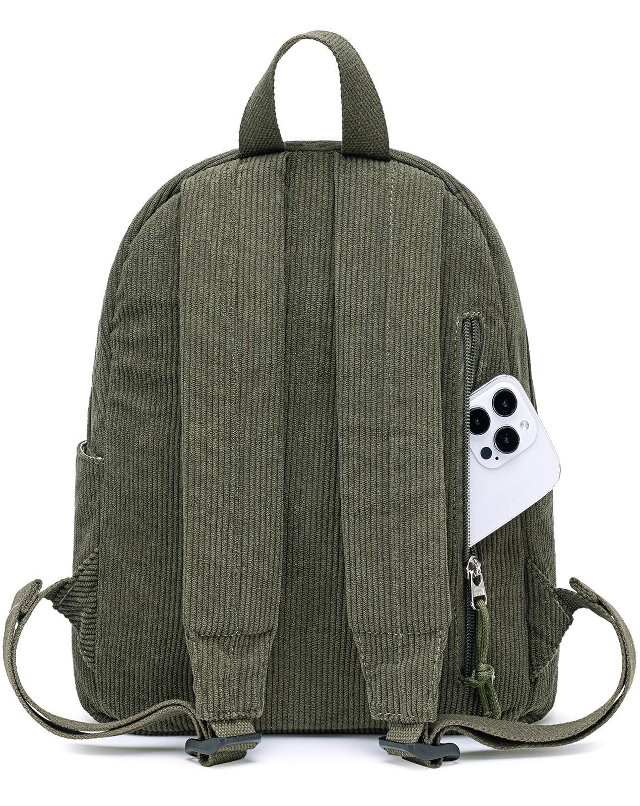Foto 7 pulgar | Minimochila Btoop Oliva de Pana - Venta Internacional
