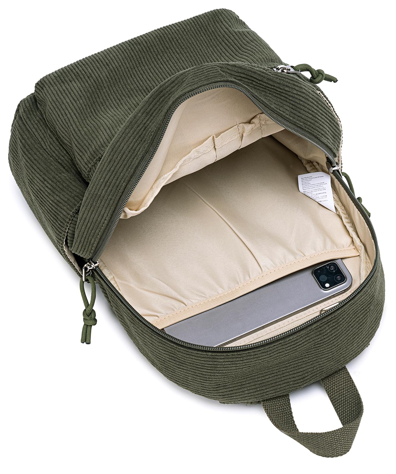 Foto 8 pulgar | Minimochila Btoop Oliva de Pana - Venta Internacional