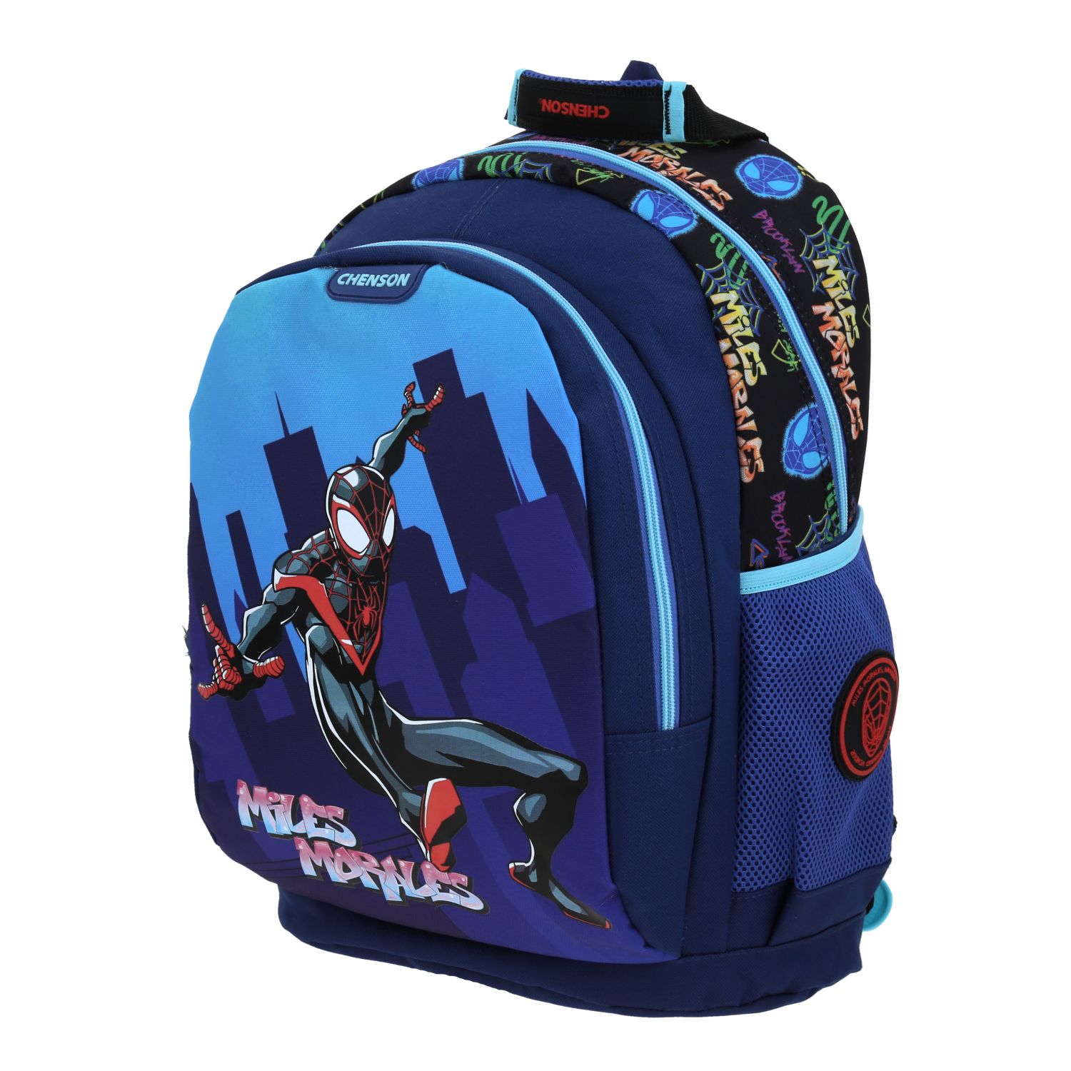 Foto 3 pulgar | Mochila Escolar Grande Chenson Miles Morales Marvel Trector Mm70672-9