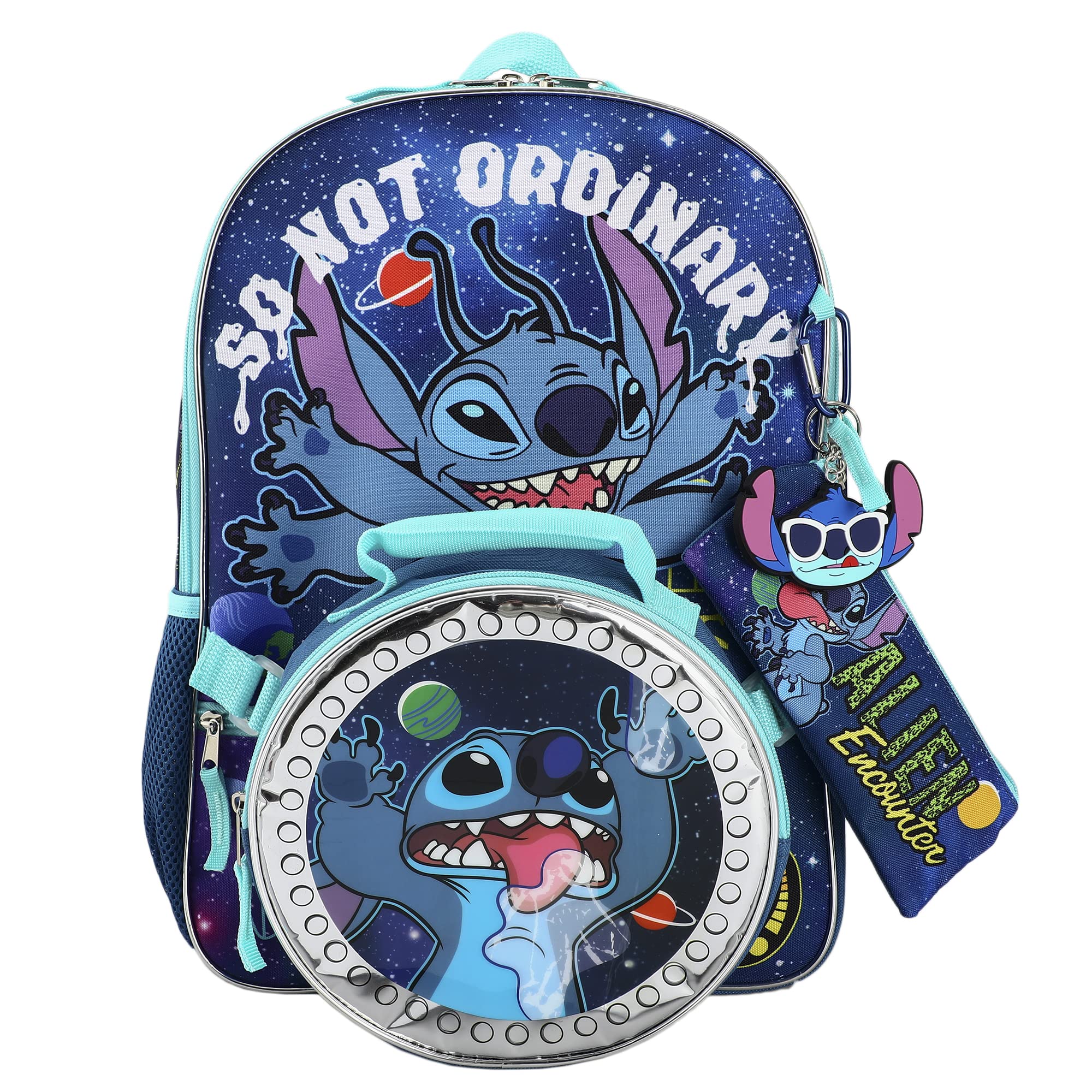 Set de Mochilas Bioworld Lilo & Stitch 5 Piezas - Venta Internacional