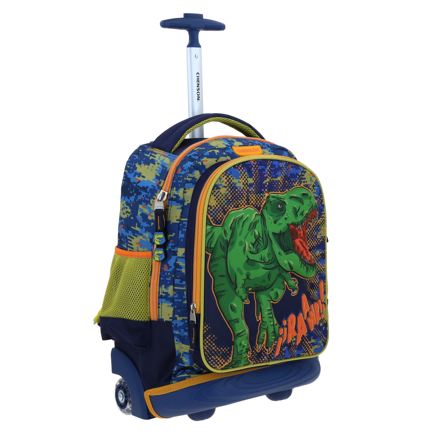 Foto 7 pulgar | Mochila Grande Con Ruedas Y Luces Led Chenson Donosaurio T-rex Korav Co70438-9