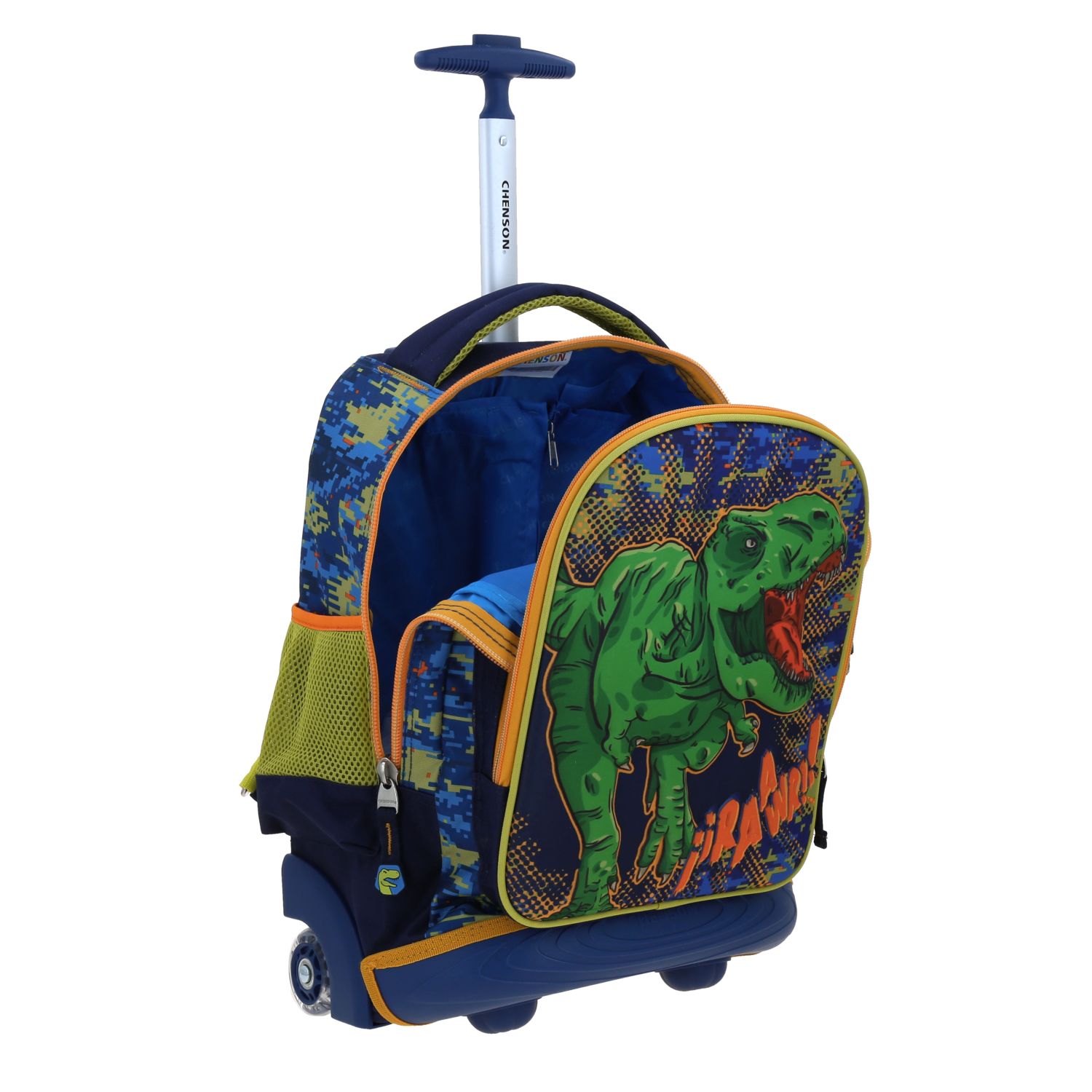 Foto 8 pulgar | Mochila Grande Con Ruedas Y Luces Led Chenson Donosaurio T-rex Korav Co70438-9