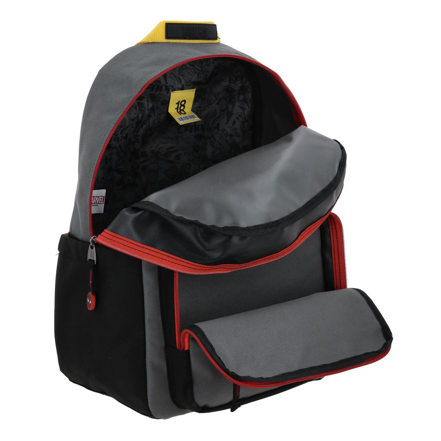 Foto 8 pulgar | Mochila Grande Chenson Deadpool Juvenil Pulver Dp70565-2
