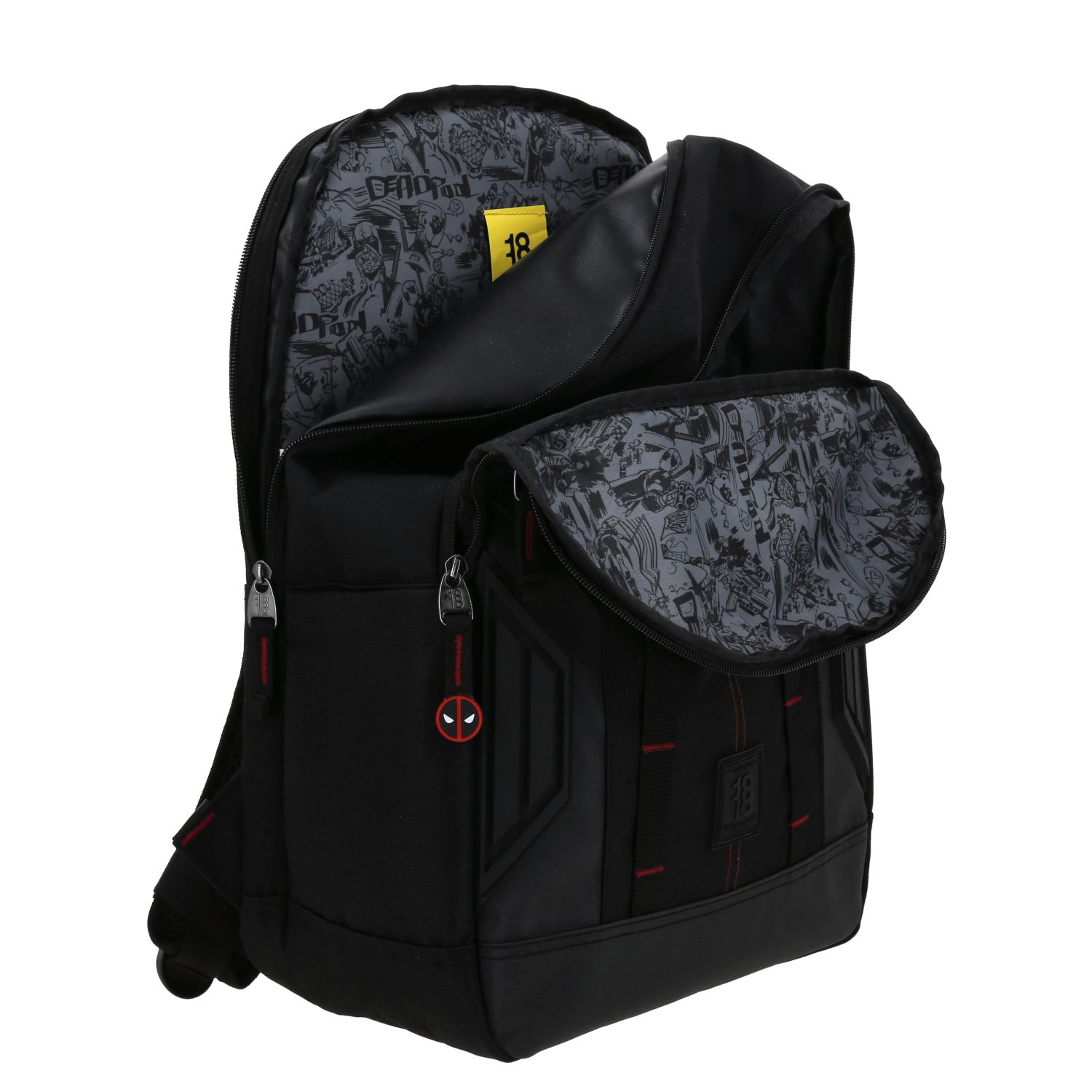 Foto 8 pulgar | Mochila Grande Chenson Deadpool Juvenil Pulver Dp70657-3