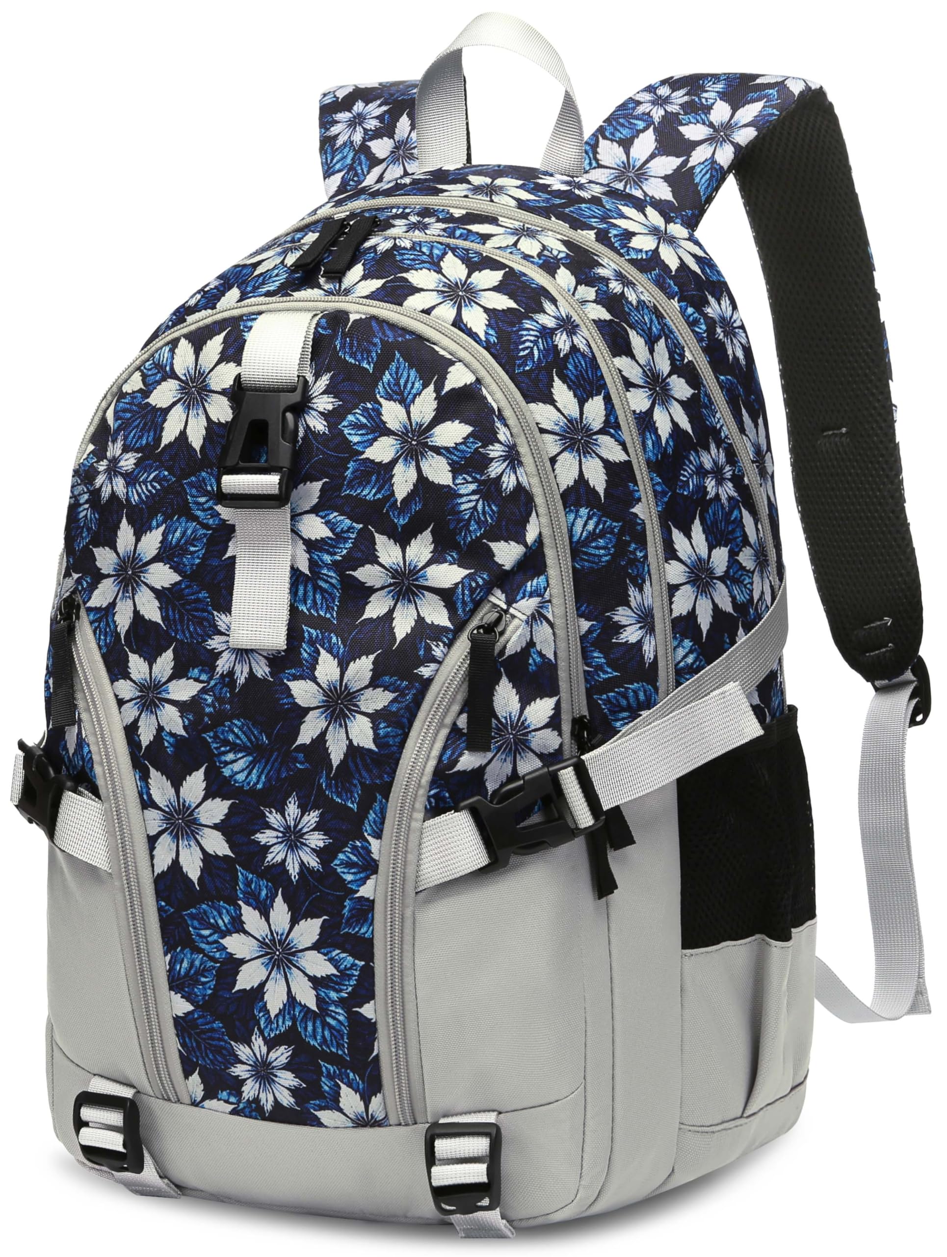 Mochila Bluefairy Floral para Portátil 15.6 Pulgadas Gris - Venta Internacional