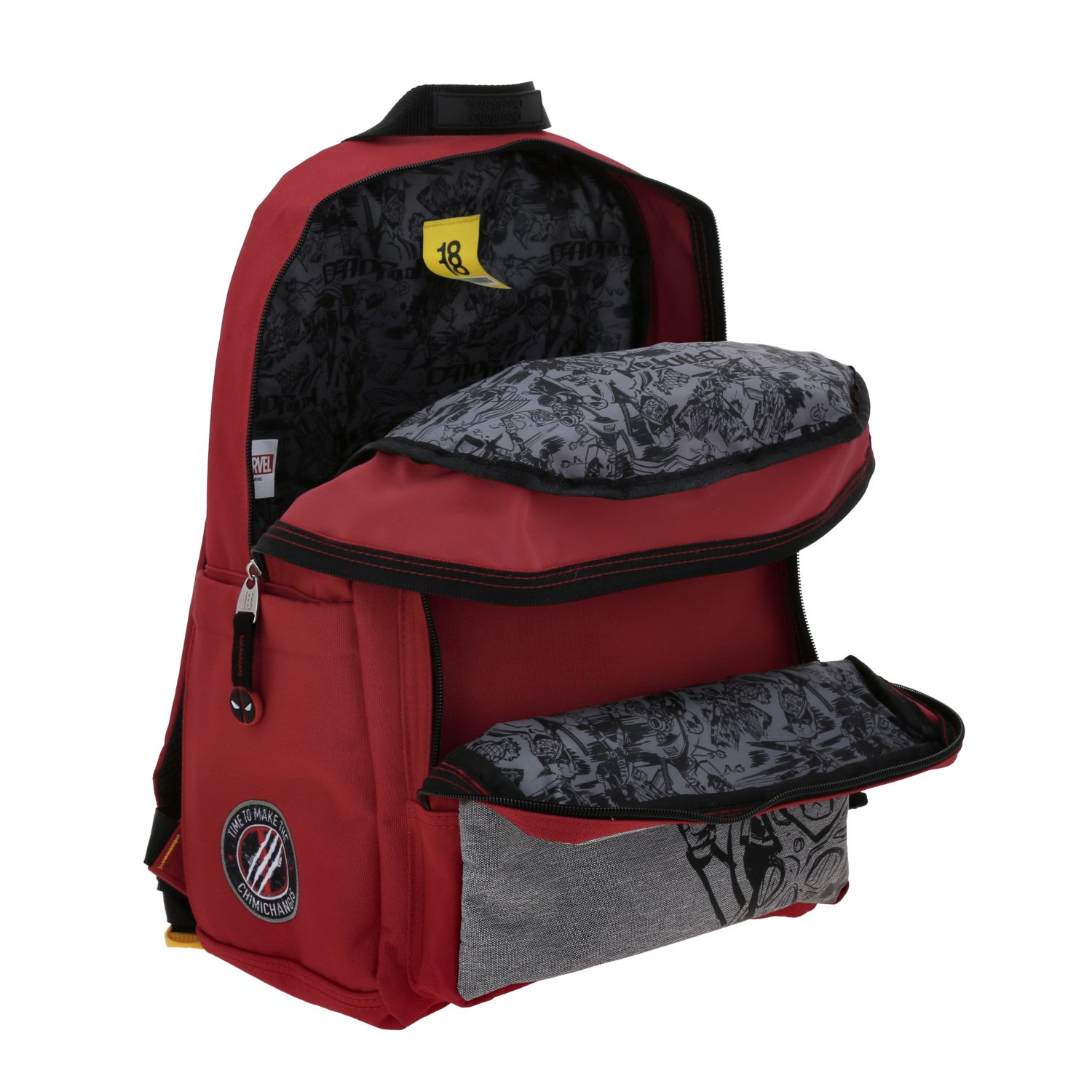 Foto 8 pulgar | Mochila Grande Chenson Deadpool Juvenil Trulo Dp70690-r