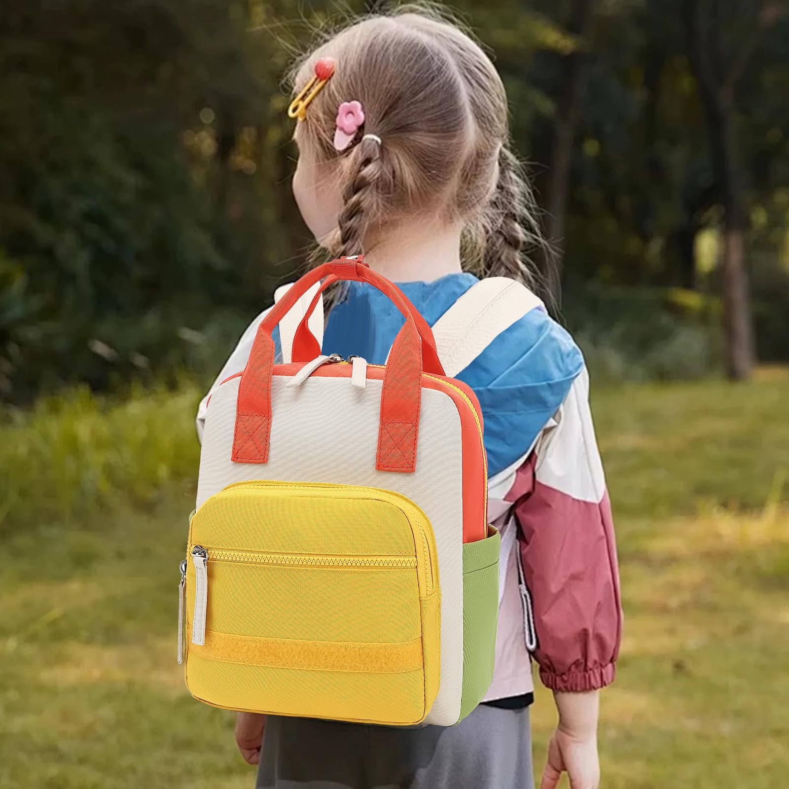 Foto 6 pulgar | Mochila Camtop Kids Para Niños En Edad Escolar Y Niñas De 2 A 5 Años, Color Beige - Venta Internacional.