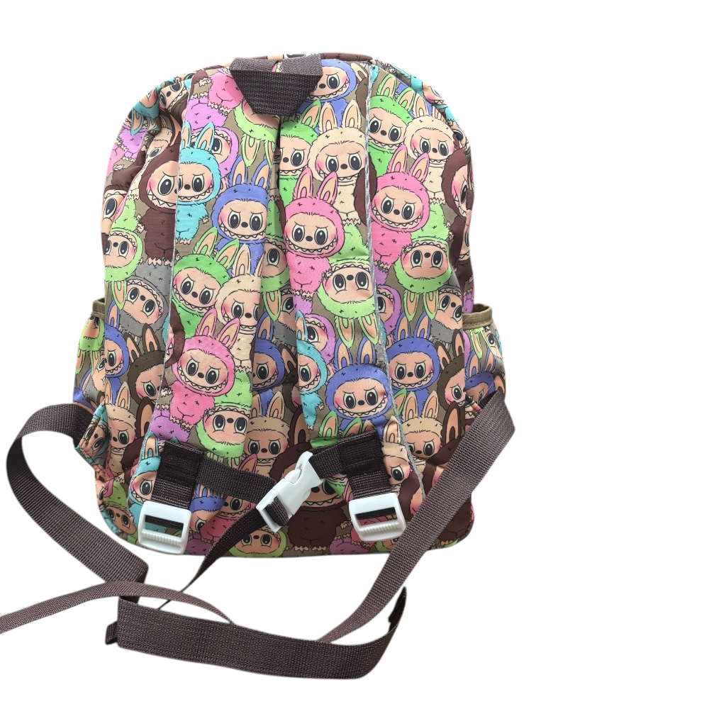 Foto 2 | Mochila Infantil Labubu Café con Doble Cierre