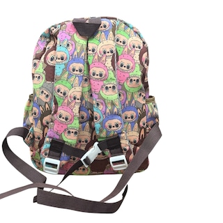 Foto 2 | Mochila Infantil Labubu Café con Doble Cierre