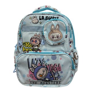 Foto 1 | Mochila Escolar Color Azul De Labubu Es Práctica Y Espaciosa