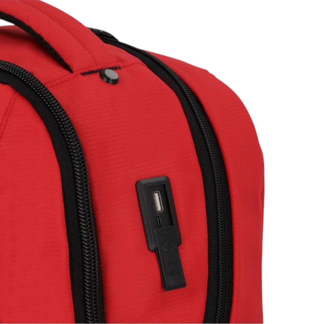 Foto 7 pulgar | Mochila Escolar Samsonite Roja