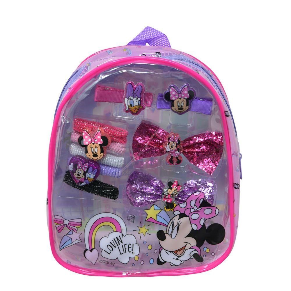 Mochila Disney Niñas Multicolor De Minnie Mouse Con Accesorios - Venta Internacional.
