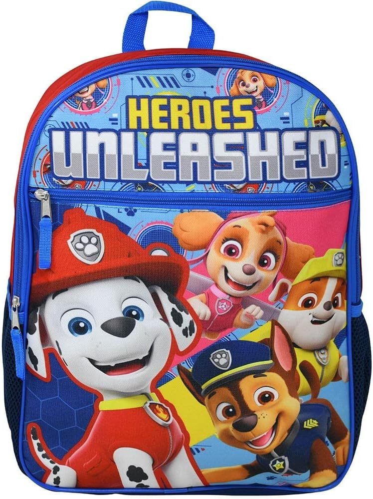 Mochila Bioworld Paw Patrol Hero Unleashed De 16 Pulgadas - Venta Internacional.