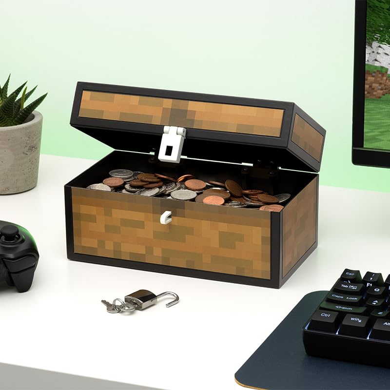 Foto 3 pulgar | Monedero Paladone, Cofre De Minecraft, Multicolor - Venta Internacional.