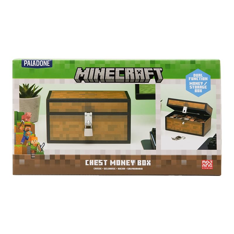 Foto 5 pulgar | Monedero Paladone, Cofre De Minecraft, Multicolor - Venta Internacional.