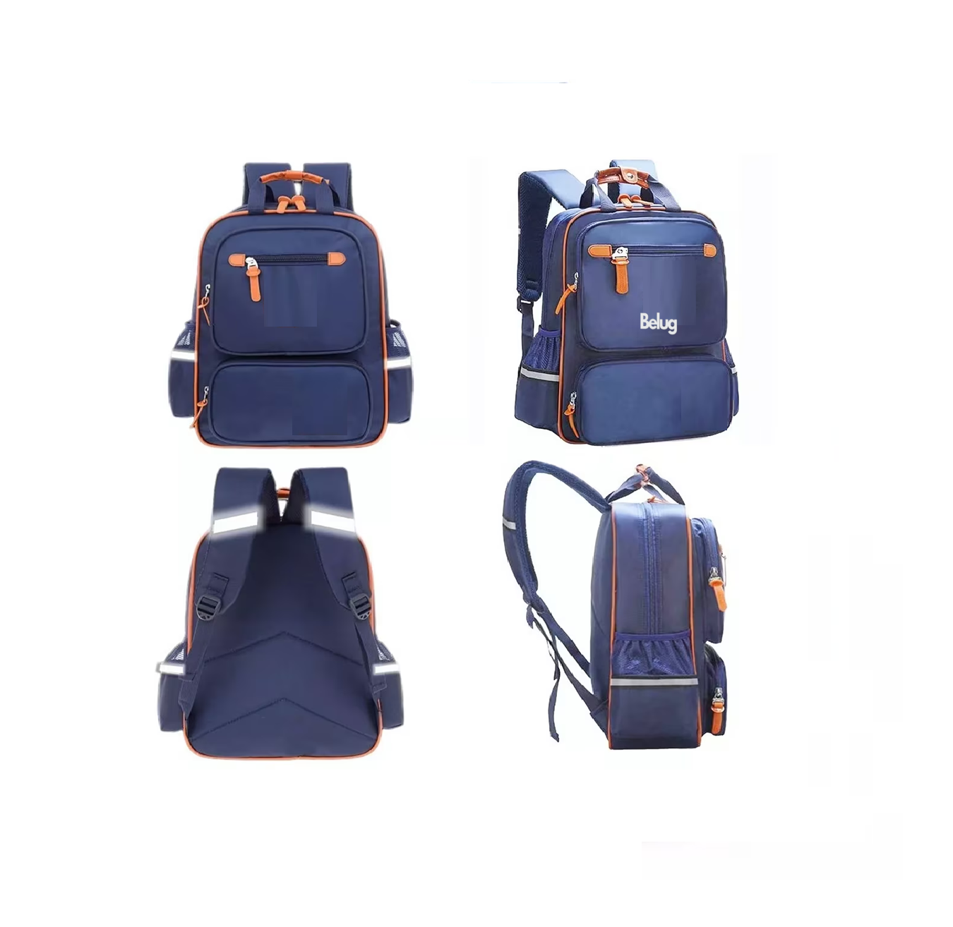 Foto 4 pulgar | Mochila De Escuela Primaria Impermeable Belug Royal Blue