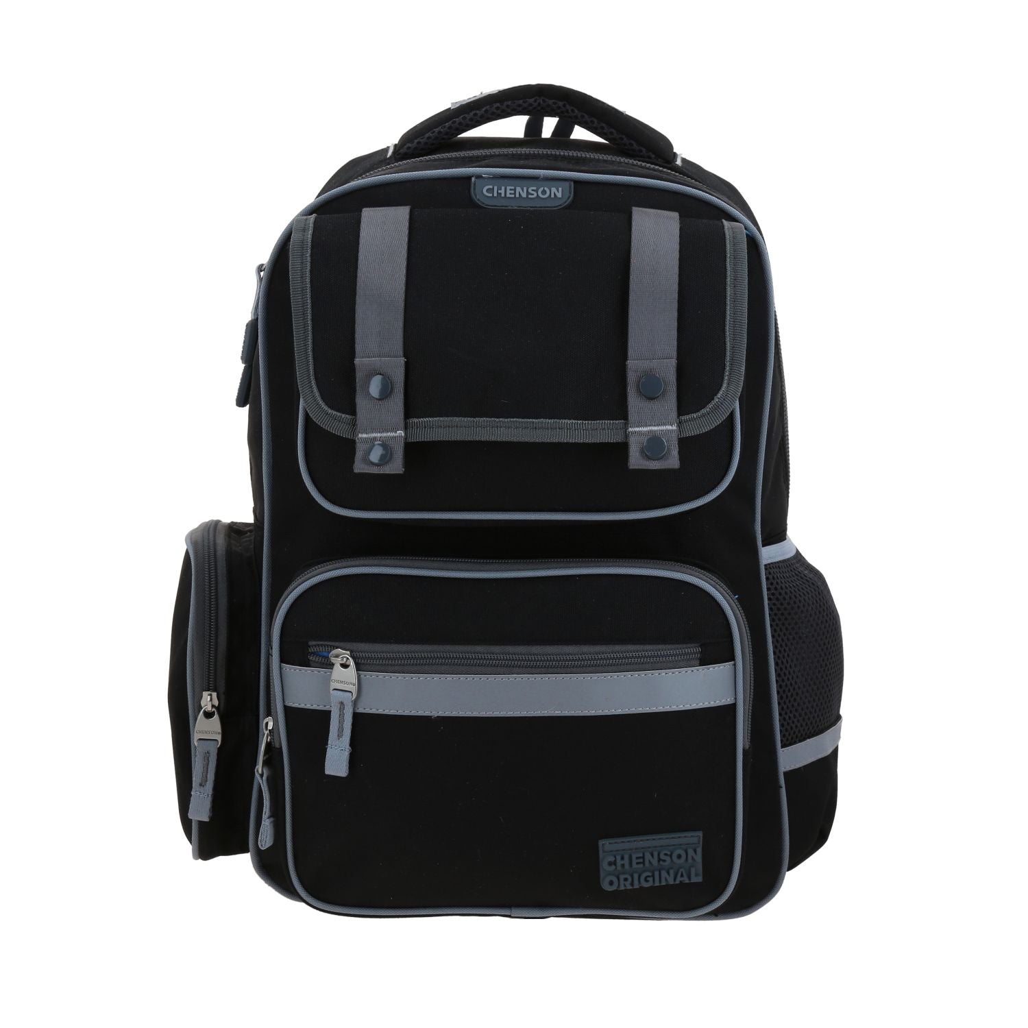 Foto 2 pulgar | Mochila Negra Escolar Chenson Original Strong