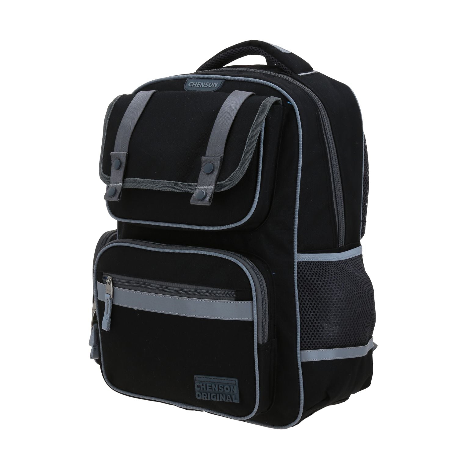 Foto 3 pulgar | Mochila Negra Escolar Chenson Original Strong