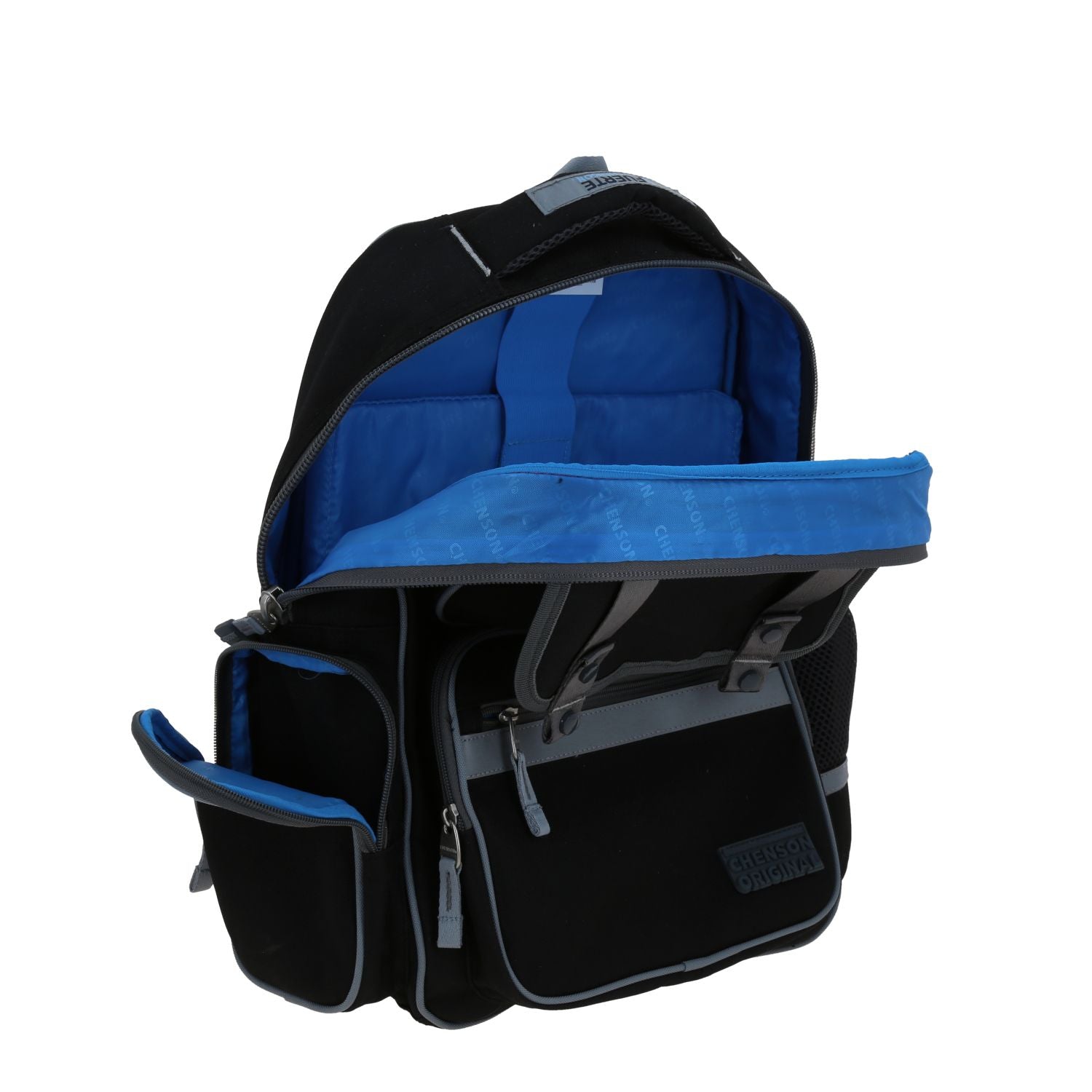 Foto 9 pulgar | Mochila Negra Escolar Chenson Original Strong