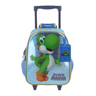 Foto 1 | Mochila Azul Con Ruedas Mario Bros Chenson Param