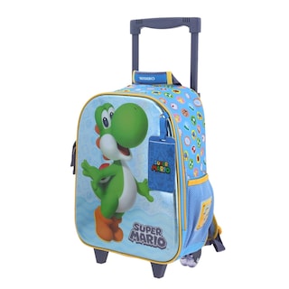 Foto 2 | Mochila Azul Con Ruedas Mario Bros Chenson Param