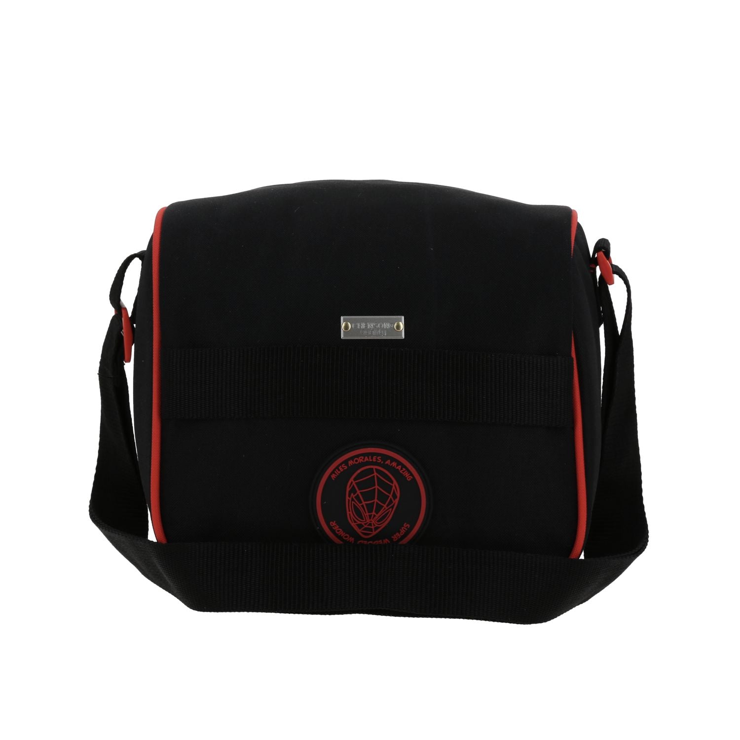 Foto 5 pulgar | Lonchera Negra Relieve Miles Morales Chenson Sello
