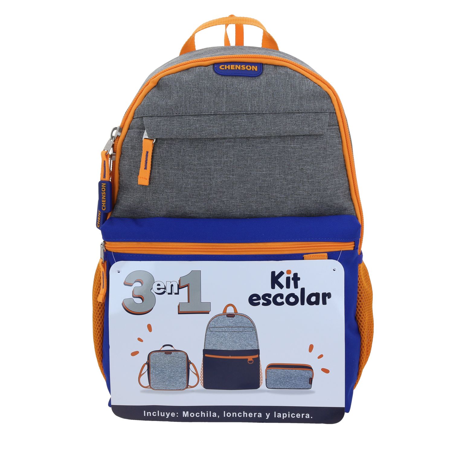 Foto 2 pulgar | Mochila Azul Chenson Original Chenson Keto