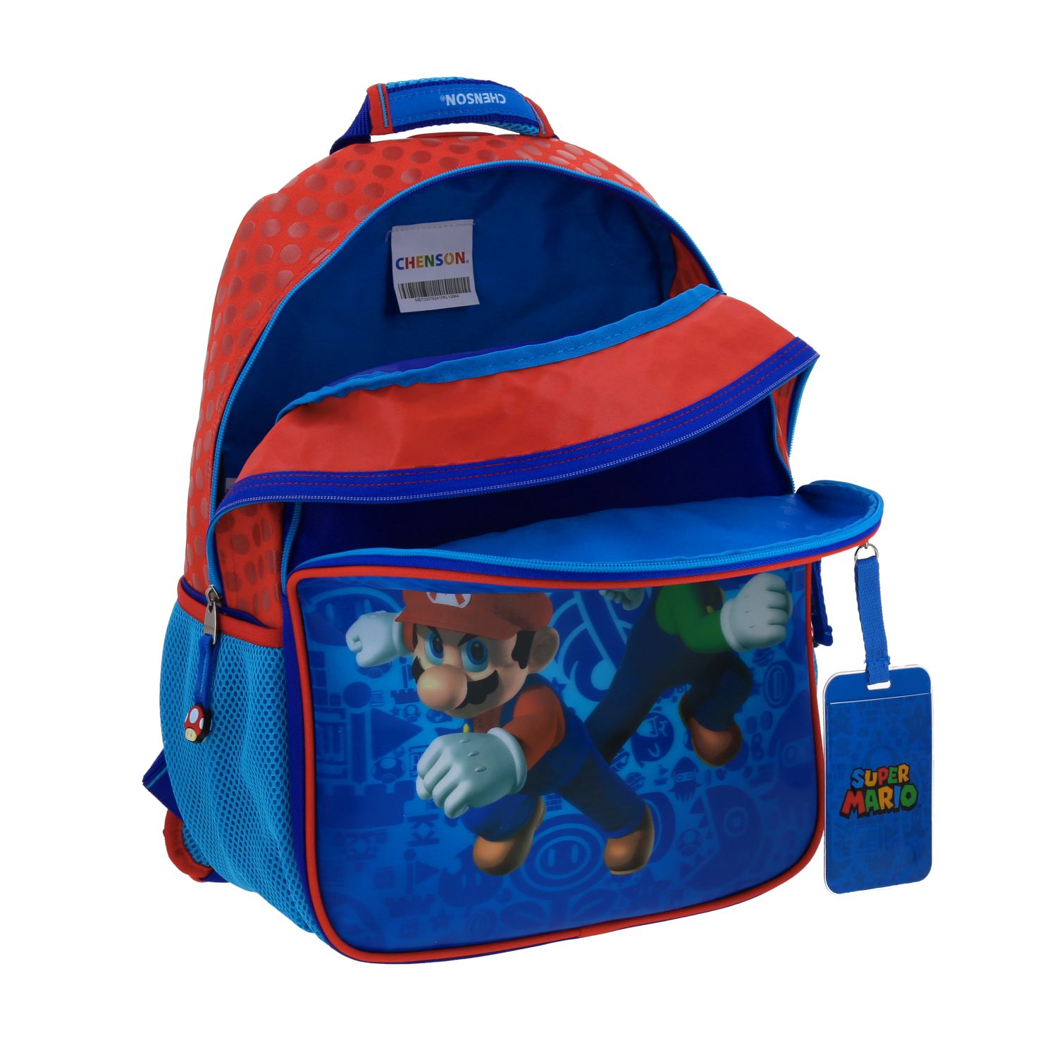 Foto 8 pulgar | Mochila Azul Chenson Mario Bros Esqueip