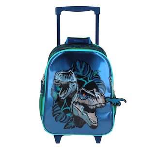 Foto 1 | Mochila Con Ruedas Azul Dinosaurios 6d Chenson Original Raptors