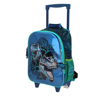 Foto 2 | Mochila Con Ruedas Azul Dinosaurios 6d Chenson Original Raptors
