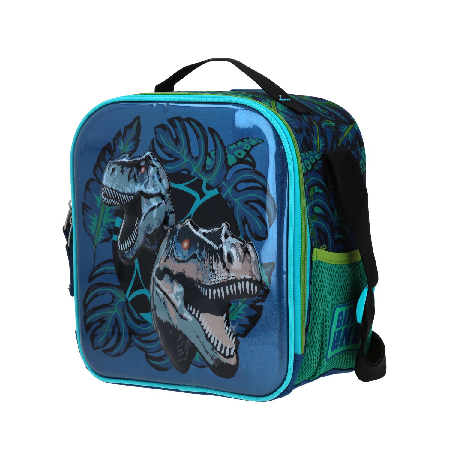 Foto 2 | Lonchera Azul Con Diseño De Dinosaurios 6d Chenson Original Raptors