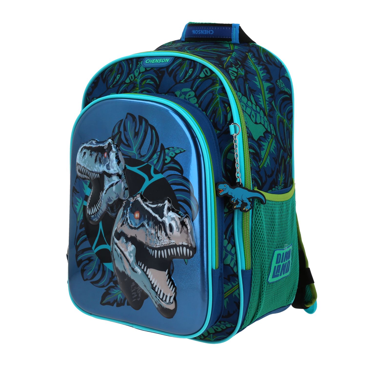 Foto 3 pulgar | Mochila Azul Escolar Con Diseño De Dinosaurios 6d Chenson Raptors