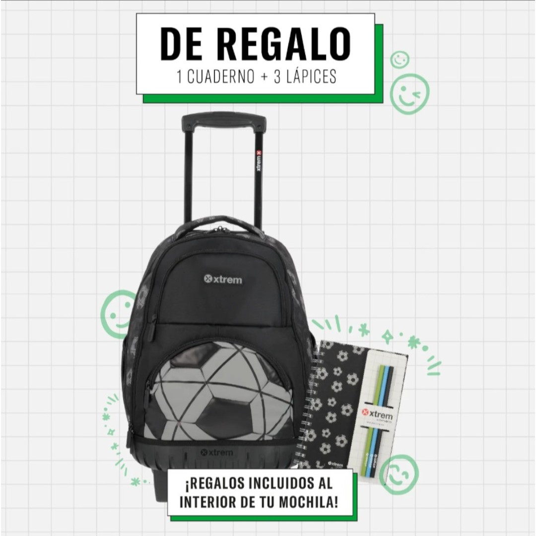 Foto 3 pulgar | Mochila Escolar Grande Xtrem Cross 2.0 5xt Porta Laptop 16'' 155115a4001