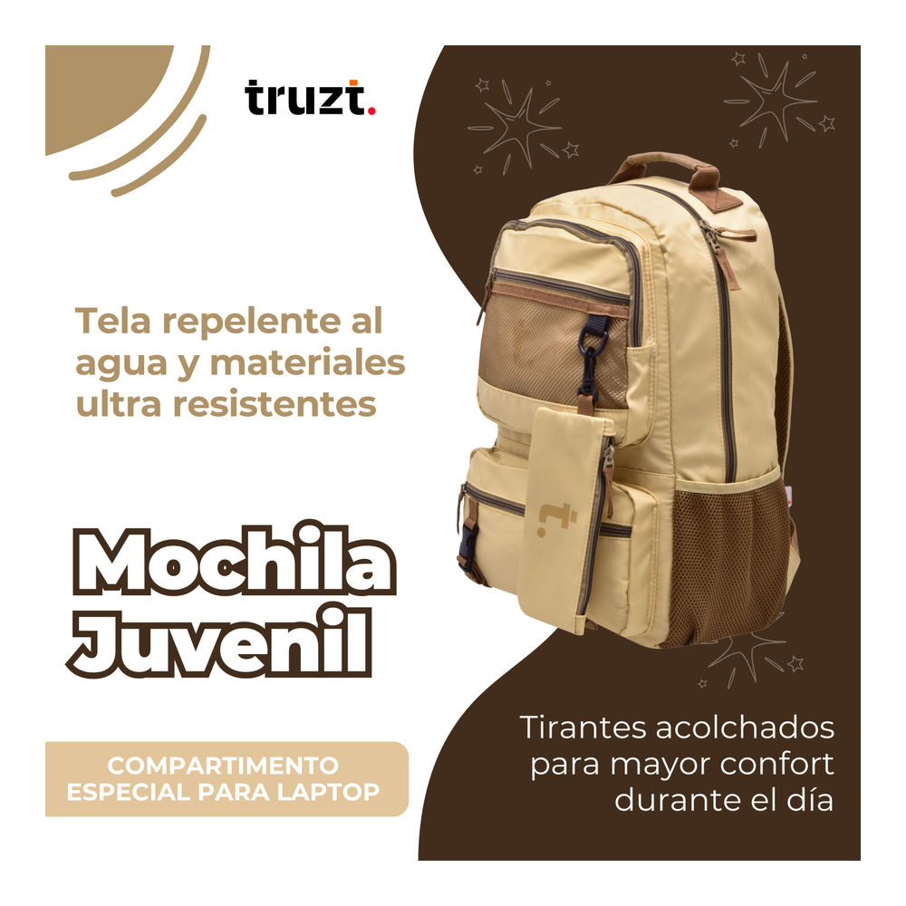 Foto 5 pulgar | Mochila Juvenil Ruz Truzt 26 L