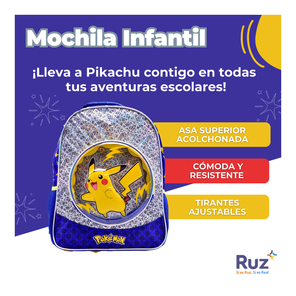 Foto 4 pulgar | Mochila Primaria Infantil The Pokemon Company Pokémon 20 L
