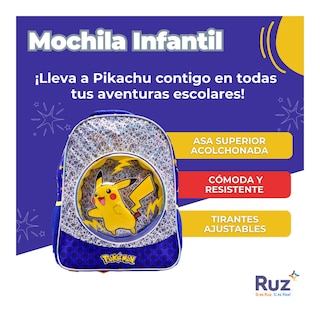Foto 3 | Mochila Primaria Infantil The Pokemon Company Pokémon 20 L
