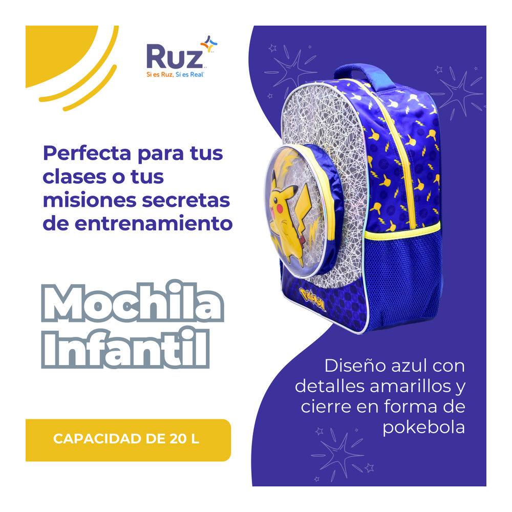 Foto 5 pulgar | Mochila Primaria Infantil The Pokemon Company Pokémon 20 L