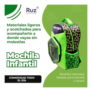 Foto 4 | Mochila Primaria Infantil Microsoft Minecraft 20 L