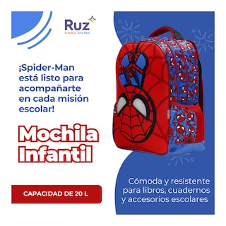 Foto 4 | Mochila Primaria Infantil Marvel Spider-man 20 L