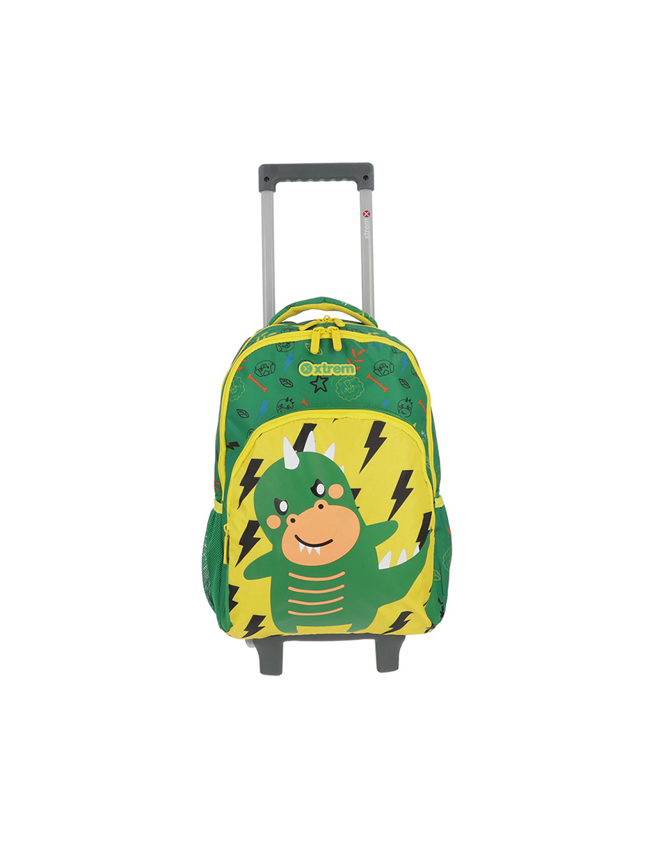 Foto 1 | Mochila Con Ruedas  Xtrem Lincoln 4xt Trolley Green Dino