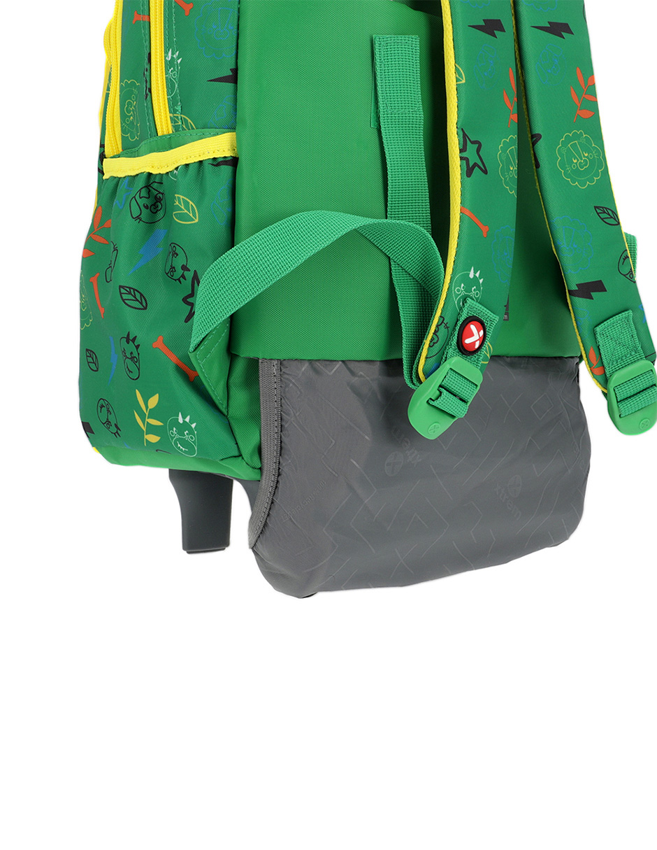 Foto 9 pulgar | Mochila Con Ruedas  Xtrem Lincoln 4xt Trolley Green Dino